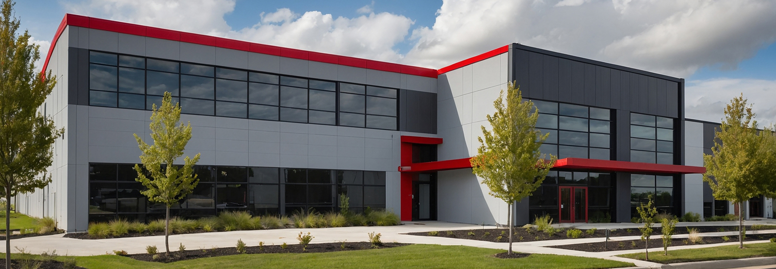 Rendering of a commercial building. Primary Bank is a leader in commercial lending.